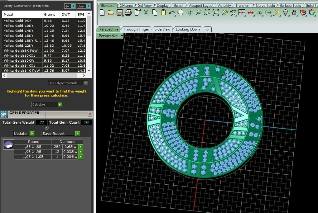 Tiffany Atlas Necklace X Closed Circle Pendant 3D print model_4