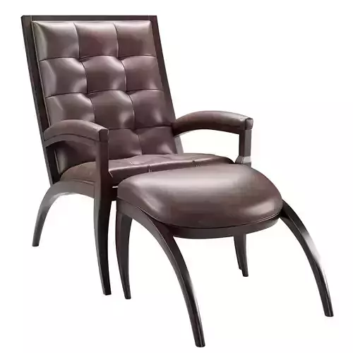 Arc Chair and Ottoman