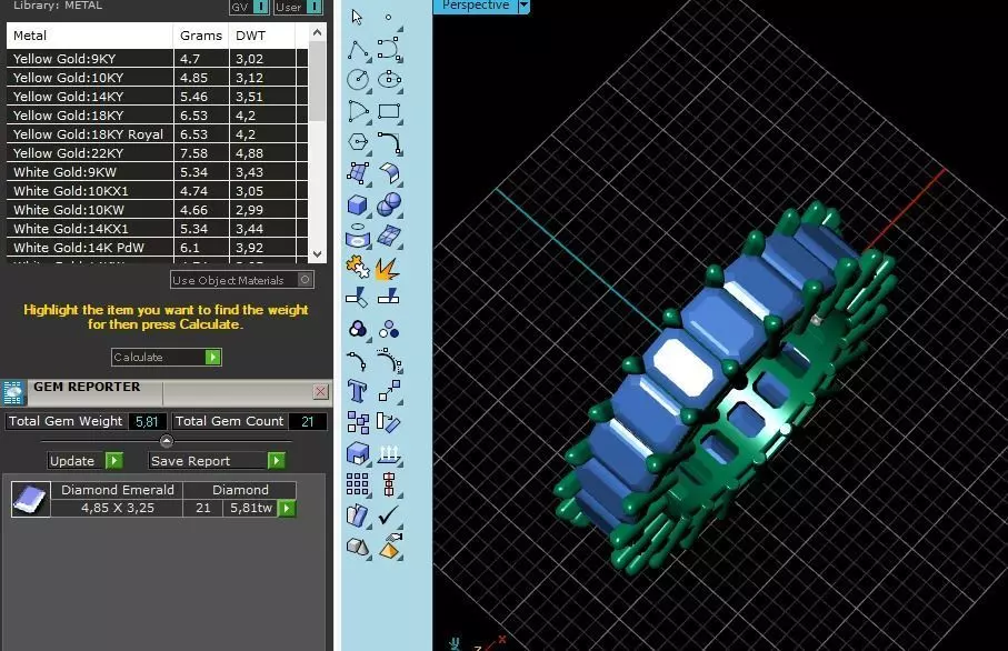 2 ring 3D print model_0