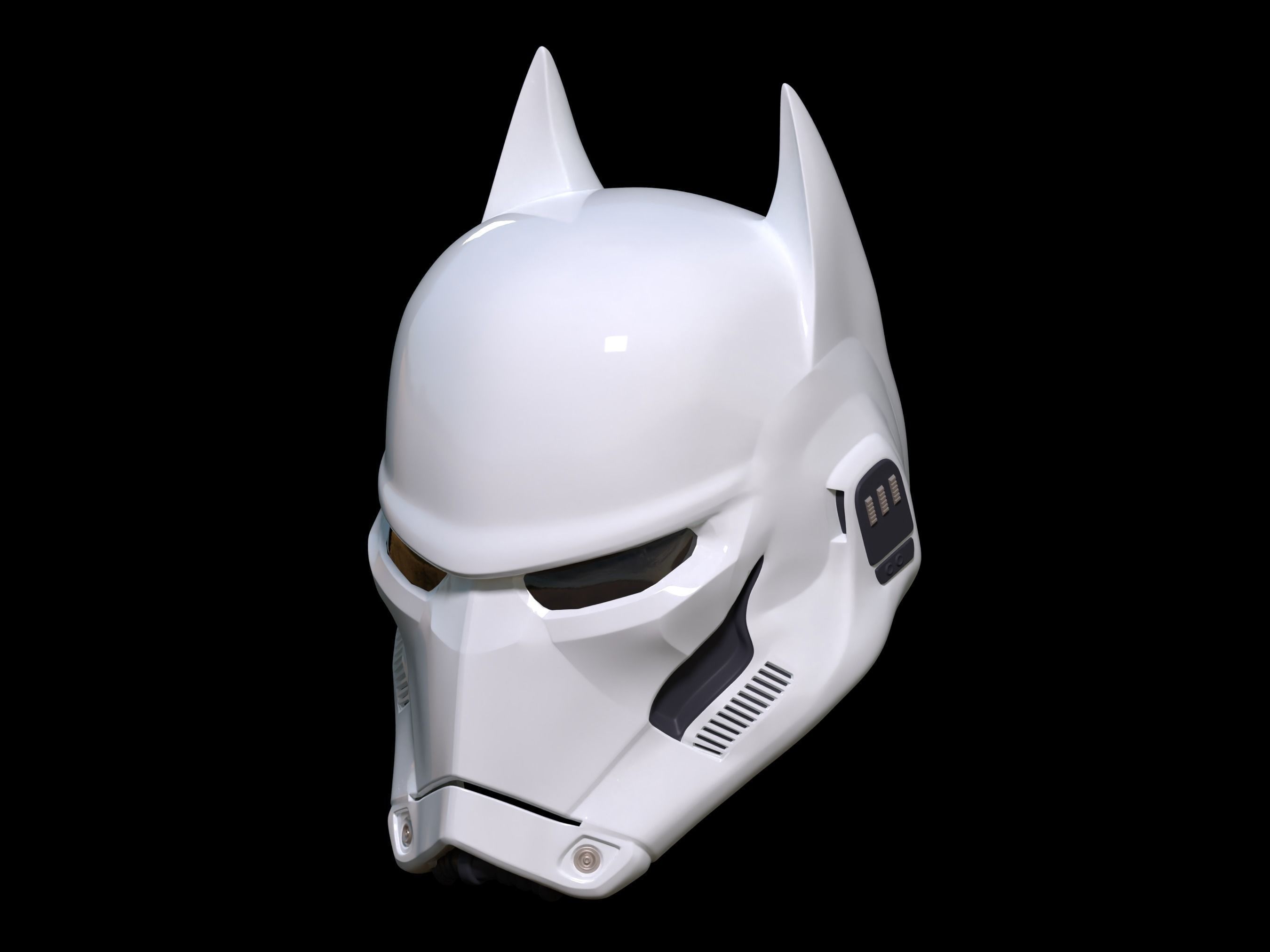 Bat Trooper Helmet 3d print file 3D print model_1