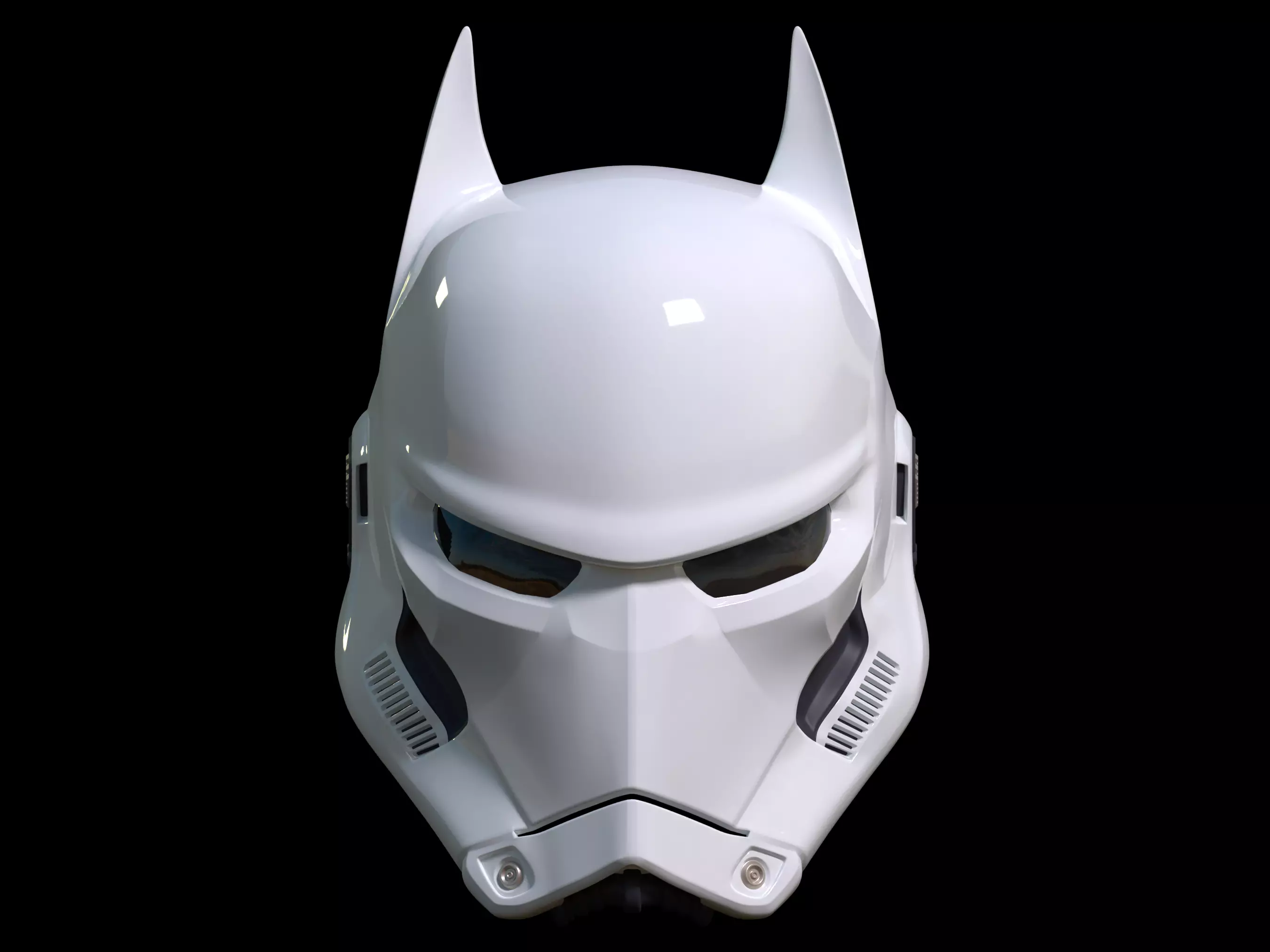 Bat Trooper Helmet 3d print file 3D print model_0