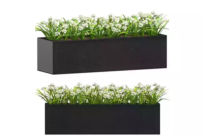 Window and Balcony Flower Box Pot