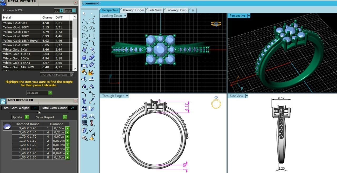 32 ring 3D print model_2