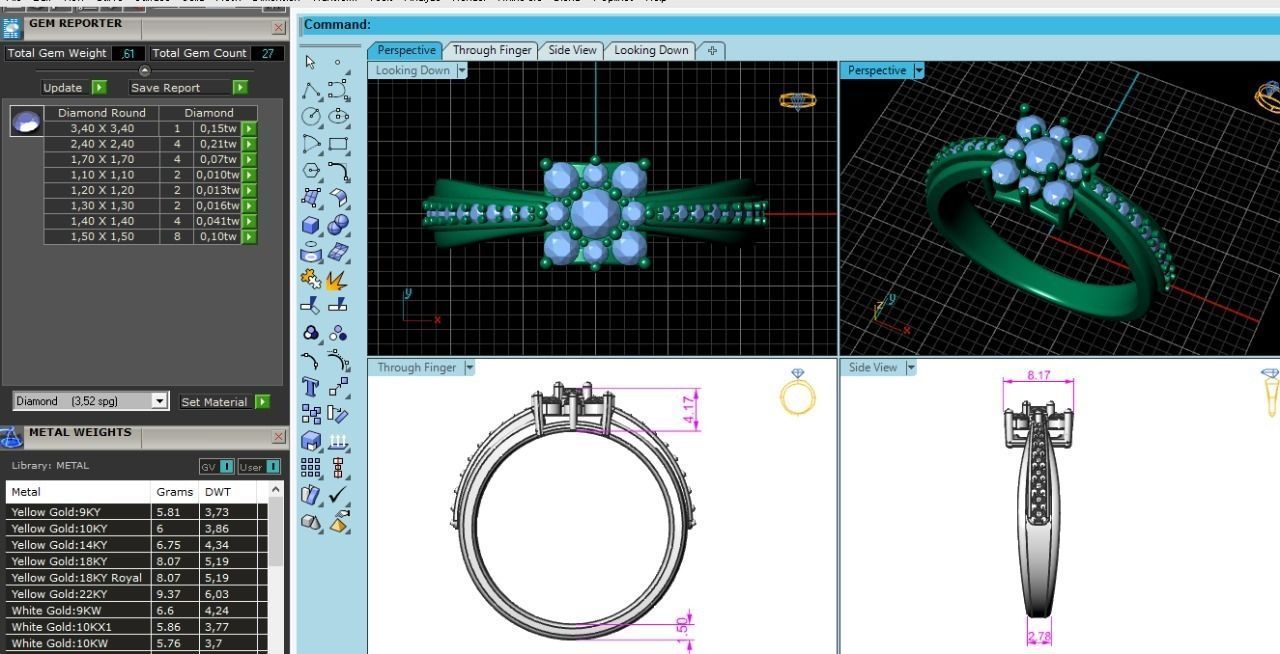 32 ring 3D print model_3