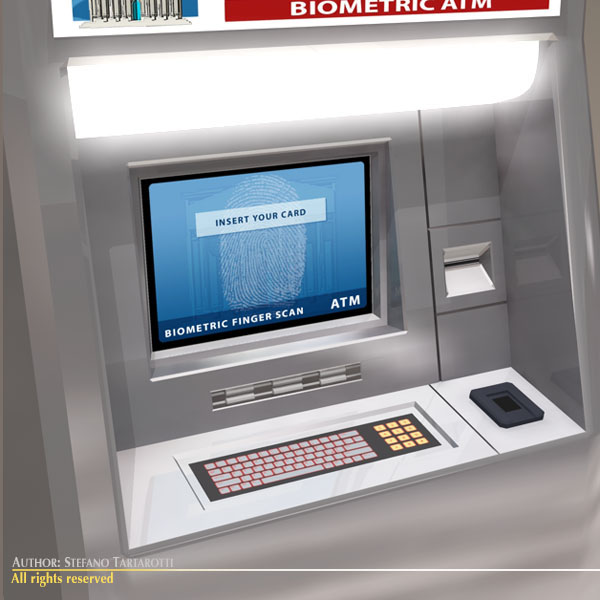 Biometric ATM 3D model_3