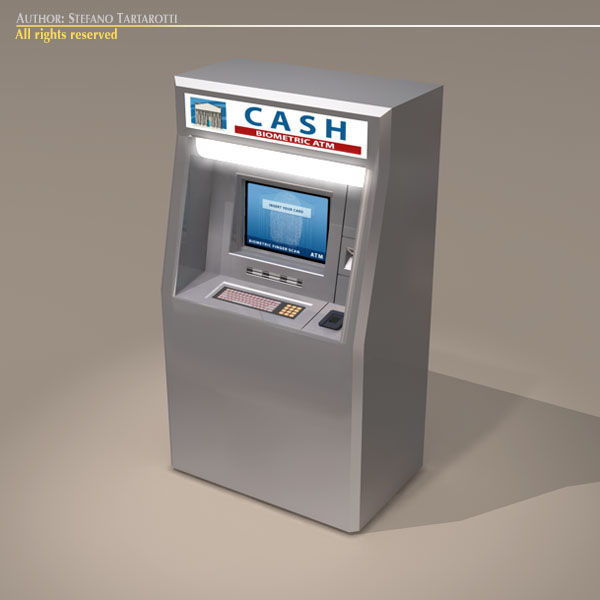 Biometric ATM 3D model_1