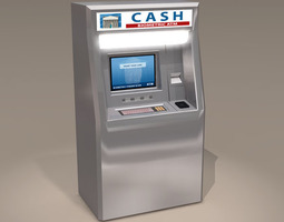 Biometric ATM 3D Model