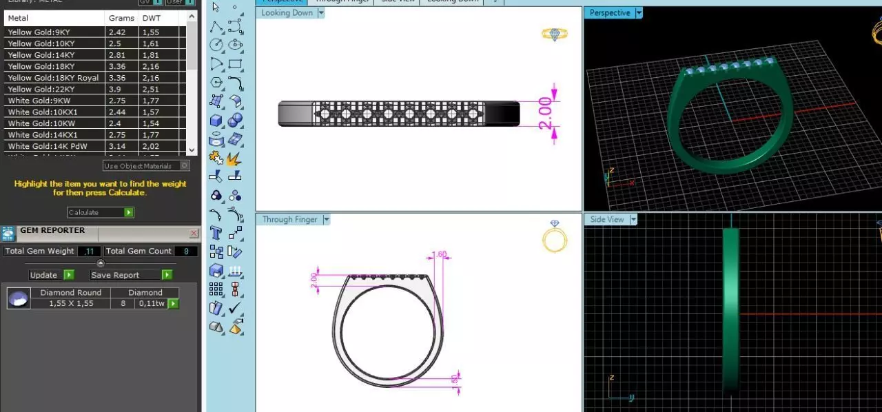 16 ring 3D print model_0