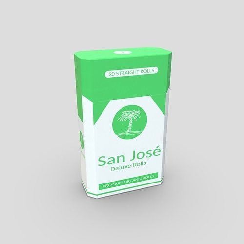 CC0 - Cigarette Box 2 Free low-poly 3D model
