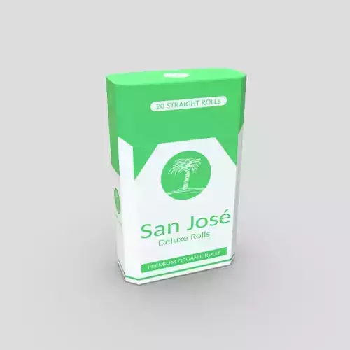 CC0 - Cigarette Box 2 Free low-poly 3D model