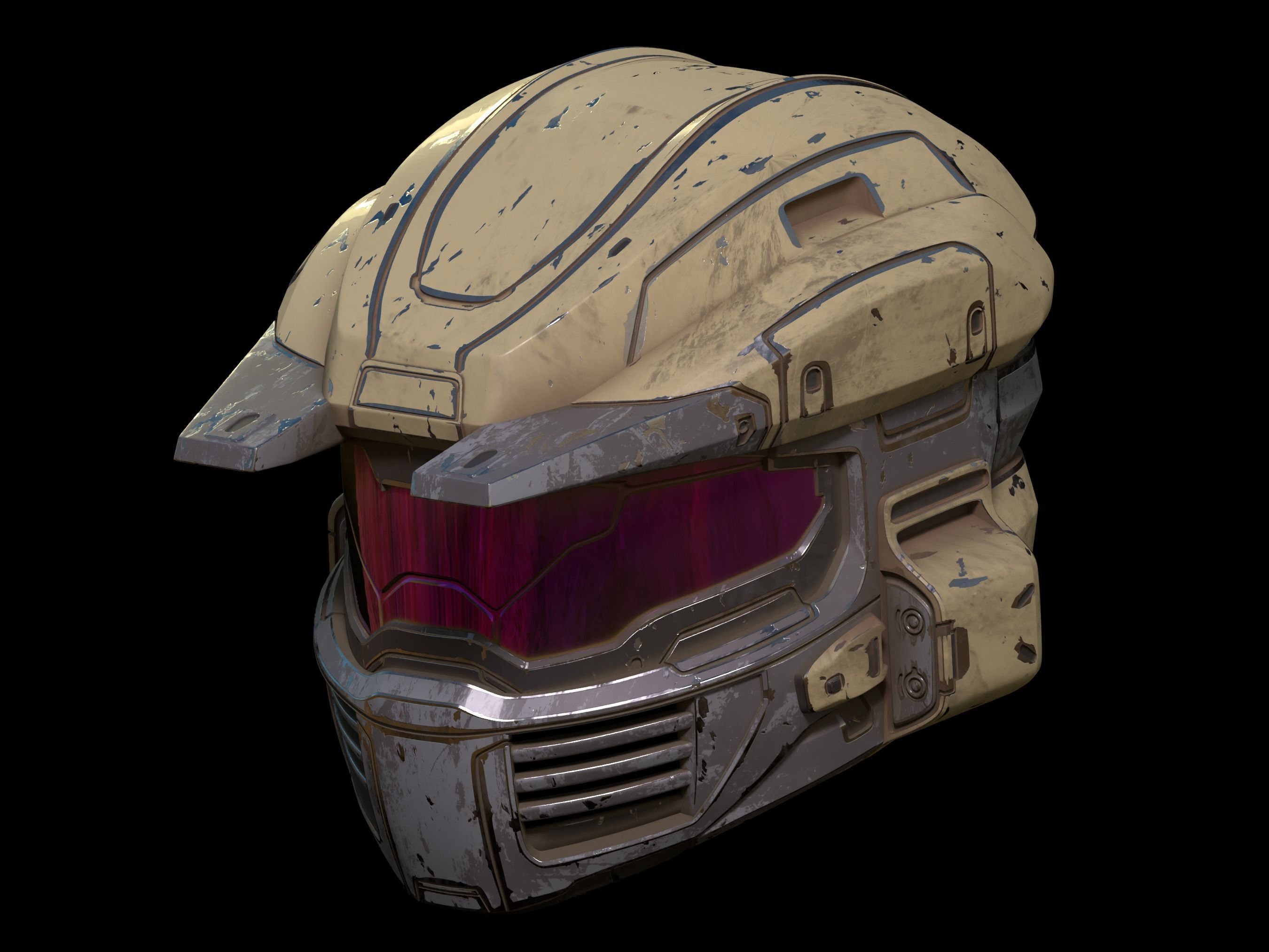 HALO MK V Zeta helmet 3d print file 3D print model_1