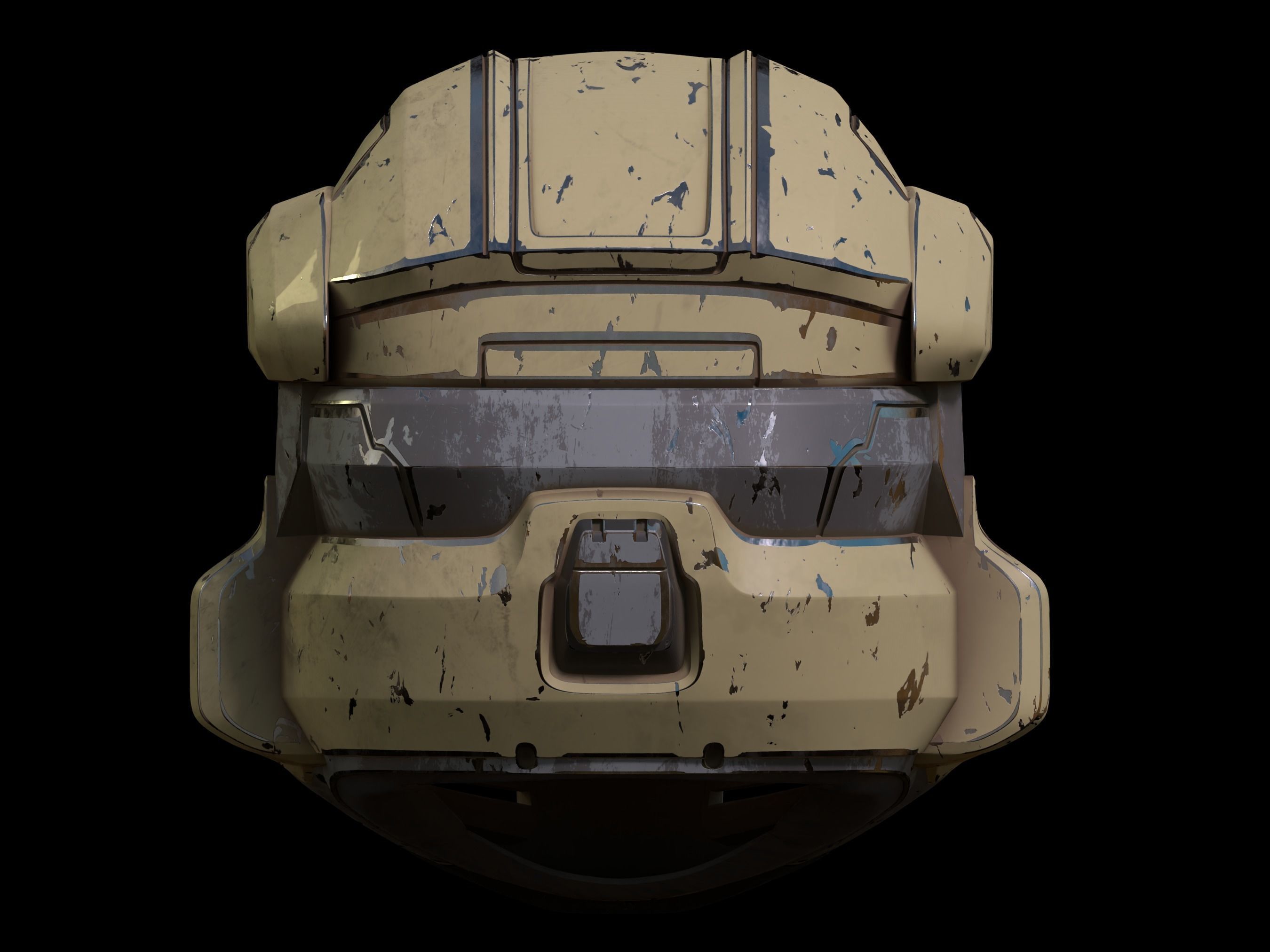 HALO MK V Zeta helmet 3d print file 3D print model_4