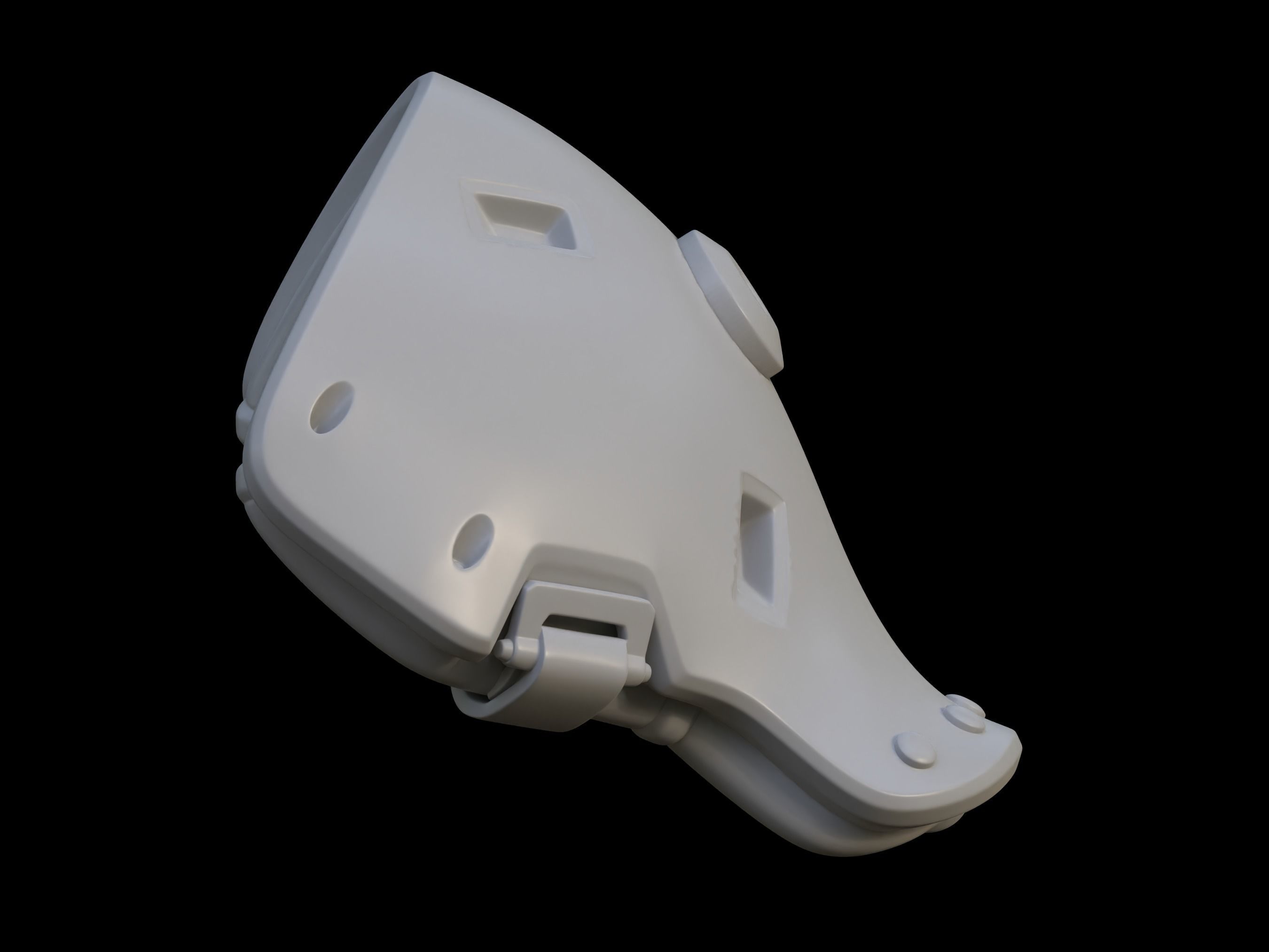 HALO Eaglestrike Crabshell shoulder pad 3d print file 3D print model_1