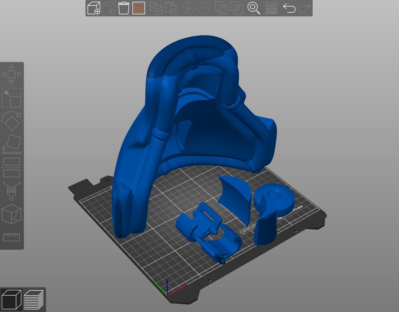 HALO Eaglestrike Crabshell shoulder pad 3d print file 3D print model_4