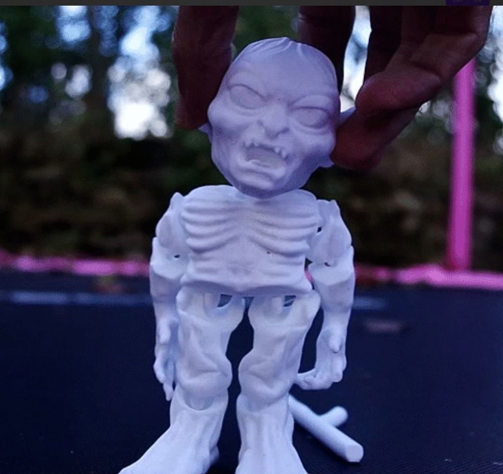 HALLOWEEN ARTICULATED GOLLUM 3D print model_3