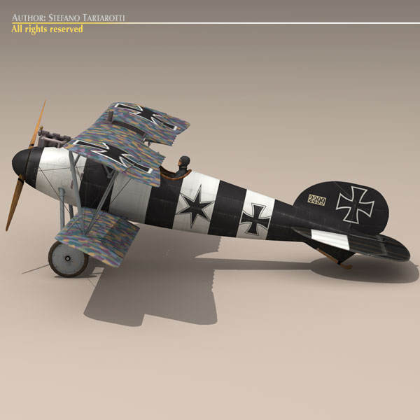 Albatros D Va jasta 26 3D model_10
