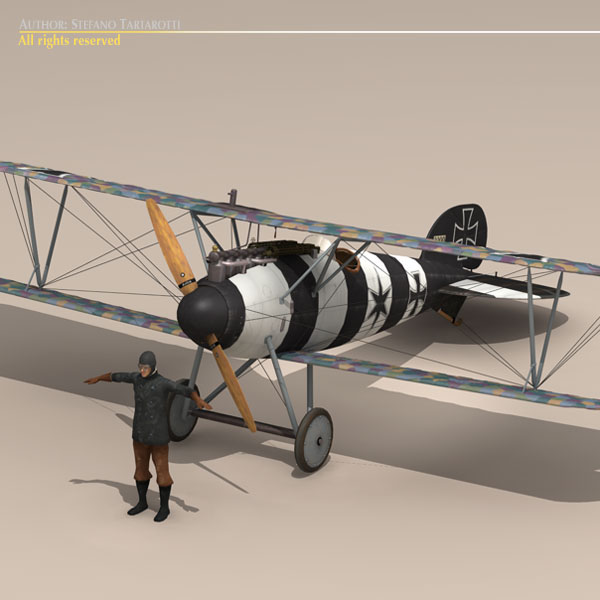 Albatros D Va jasta 26 3D model_3