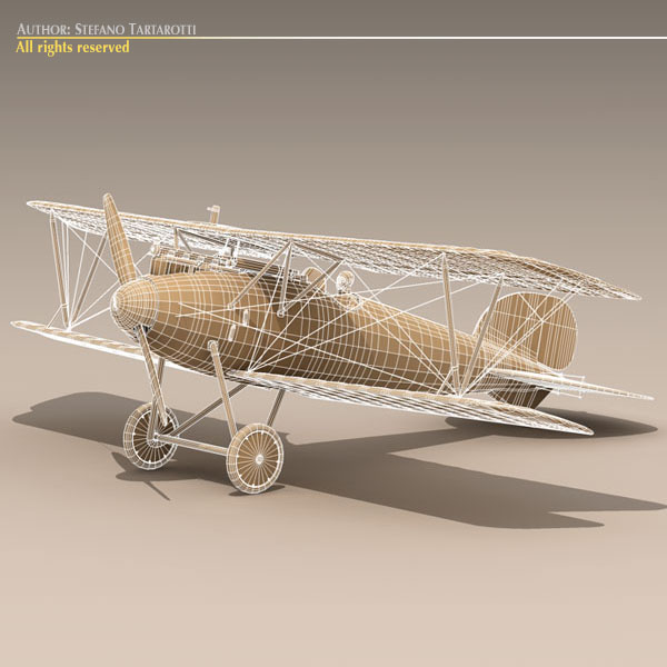 Albatros D Va jasta 26 3D model_1