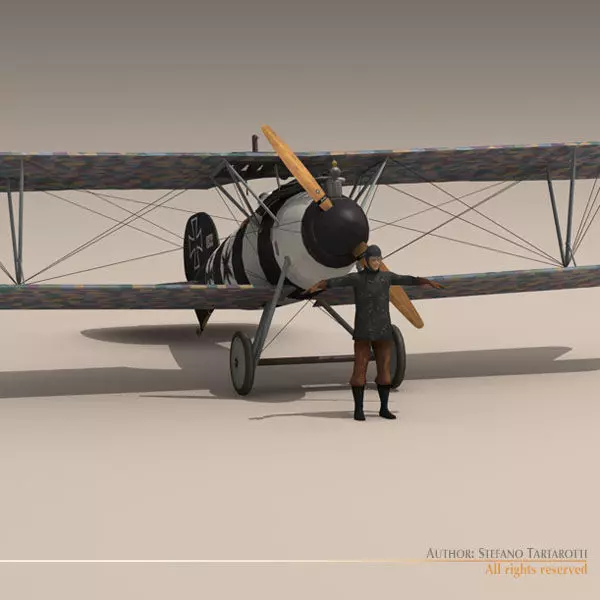 Albatros D Va jasta 26 3D model_0