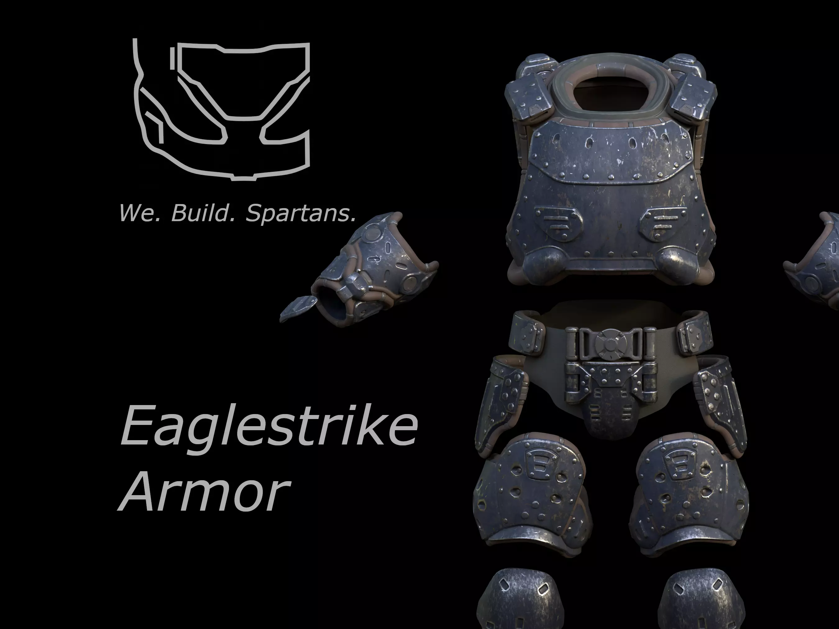 HALO Eaglestrike armor 3d print files 3D print model_0