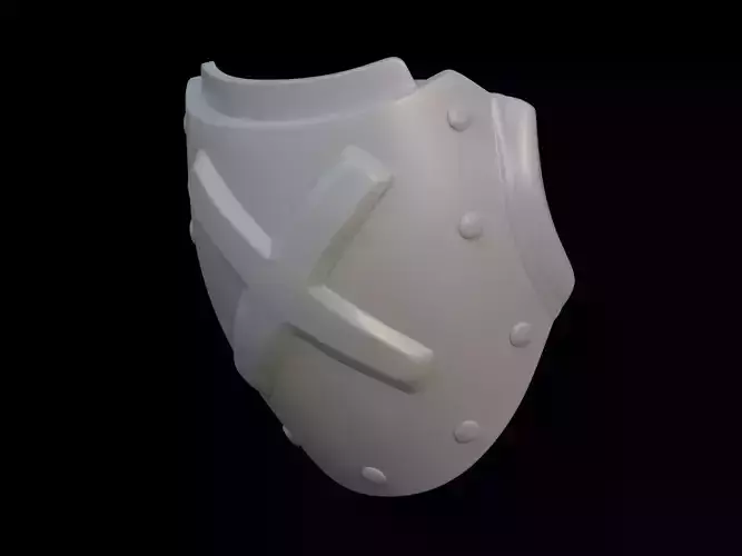 HALO Eaglestrike Type 1 Splinterguard knee pad 3d print file 3D print model