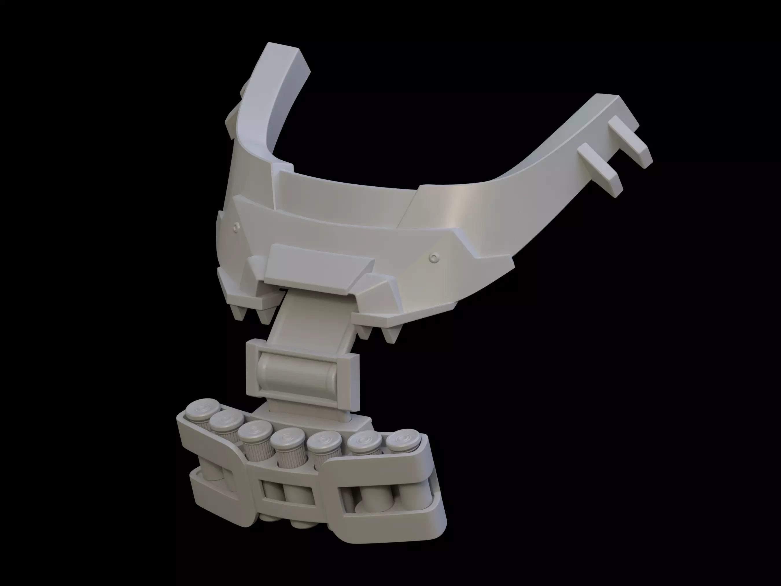 HALO MK V B Breaching Kit chest attachment 3d print file 3D print model_0