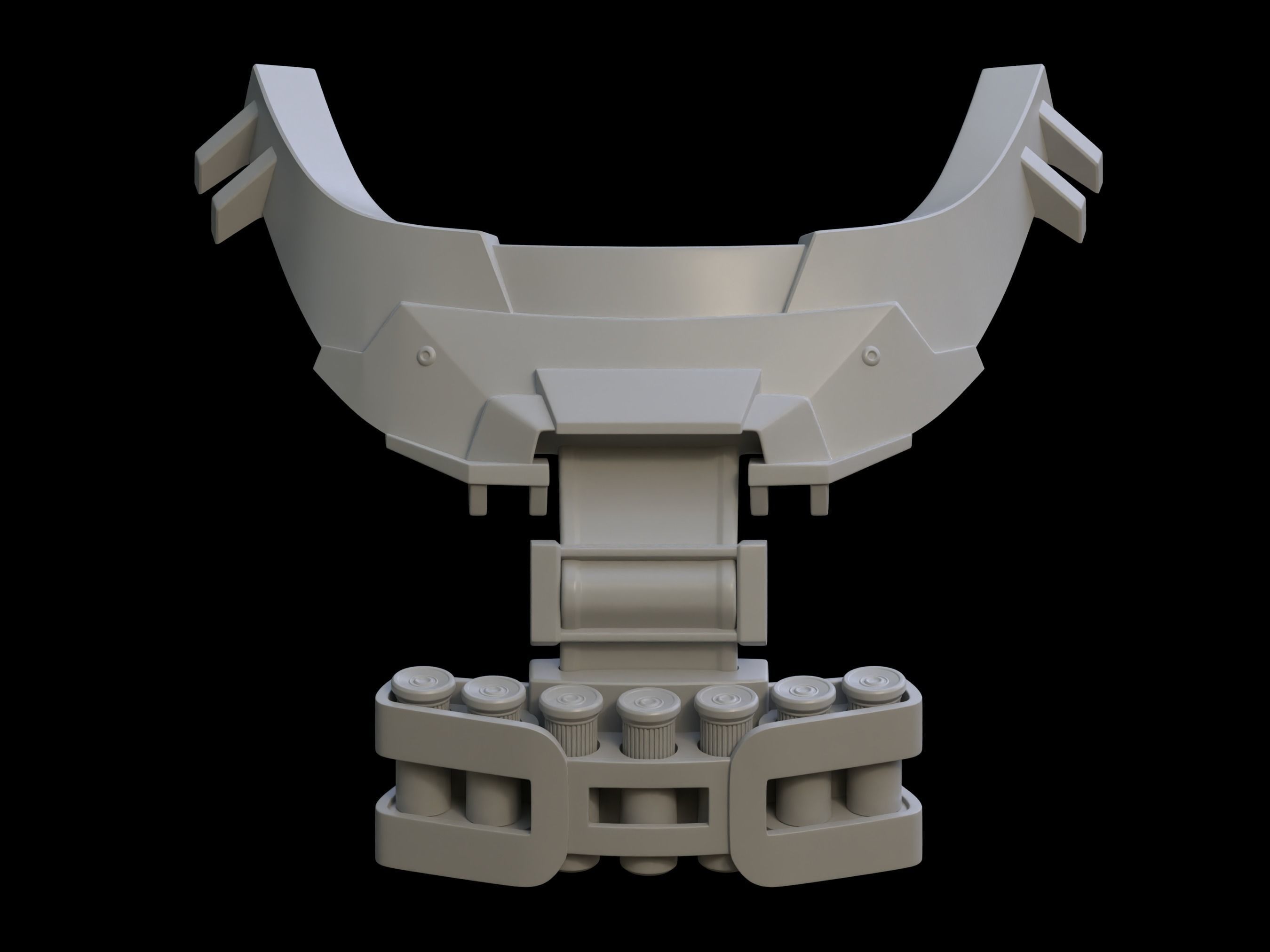 HALO MK V B Breaching Kit chest attachment 3d print file 3D print model_1