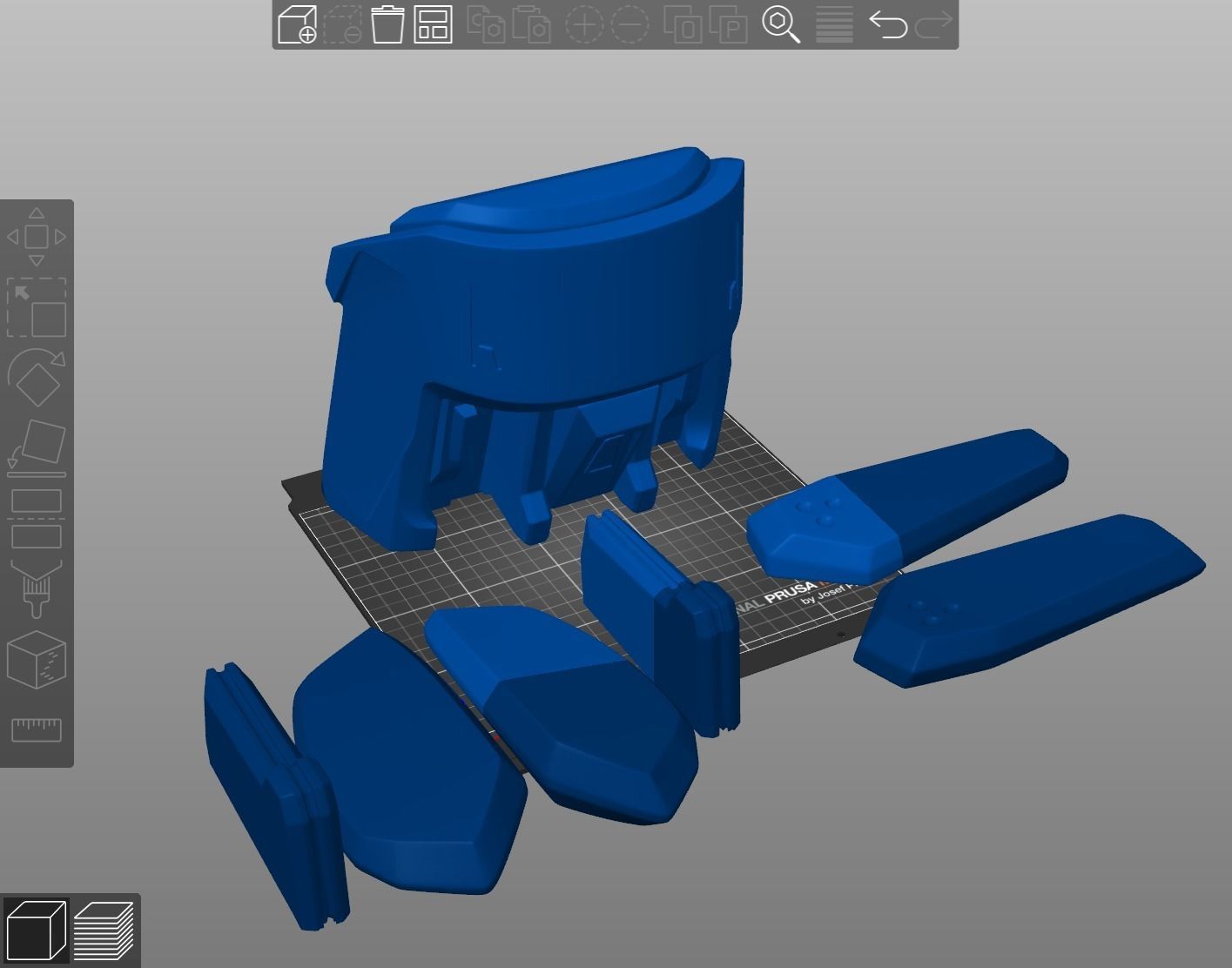 HALO MK V B EVA shoulder pad 3d print file 3D print model_4