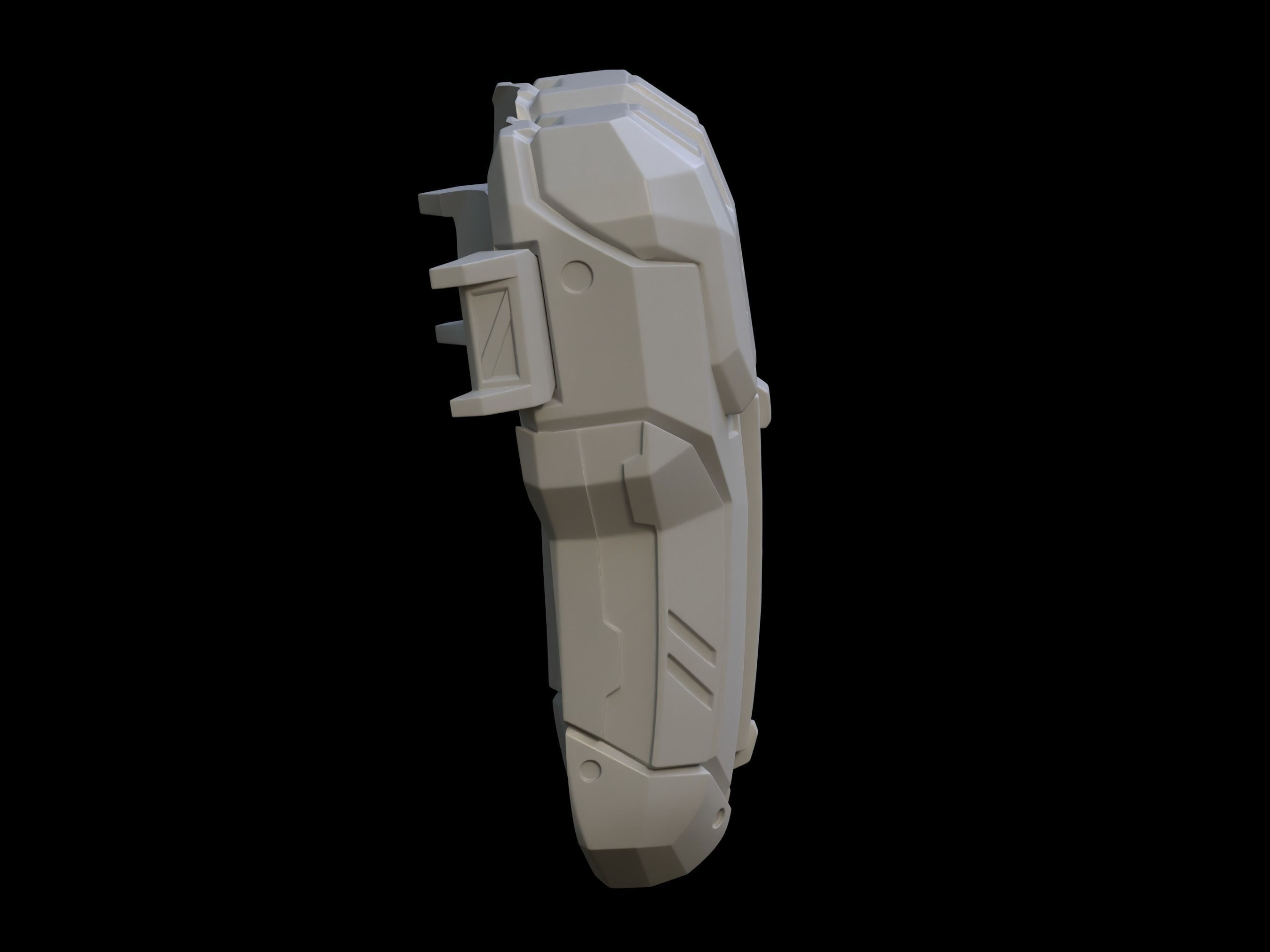 HALO MK V B M45 Hardcaseleg attachment 3d print file 3D print model_2