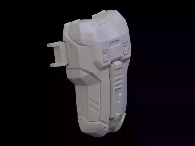 HALO MK V B M45 Hardcaseleg attachment 3d print file 3D print model