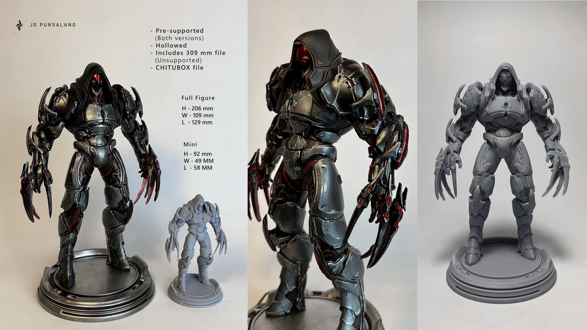 Deimos STL for 3D Printing - Outworlders Series 3D print model 3D print model_1