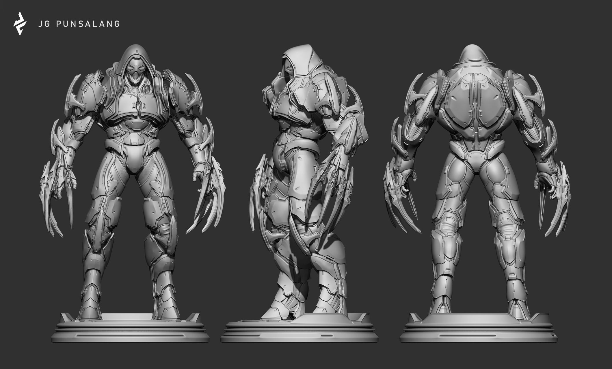 Deimos STL for 3D Printing - Outworlders Series 3D print model 3D print model_3