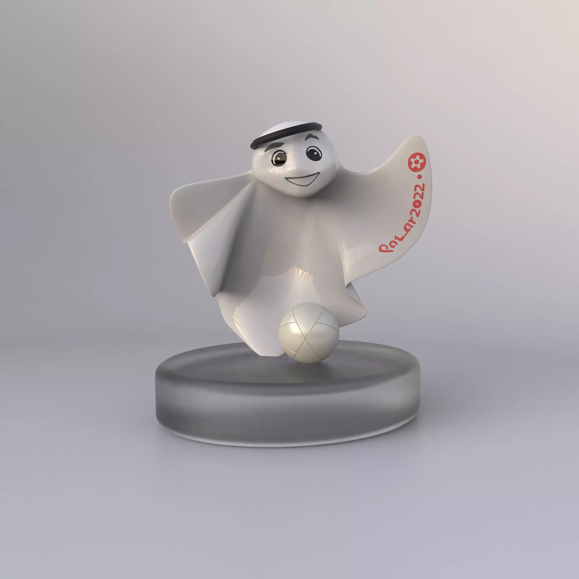 Qatar World Cup mascot laeeb 3D model