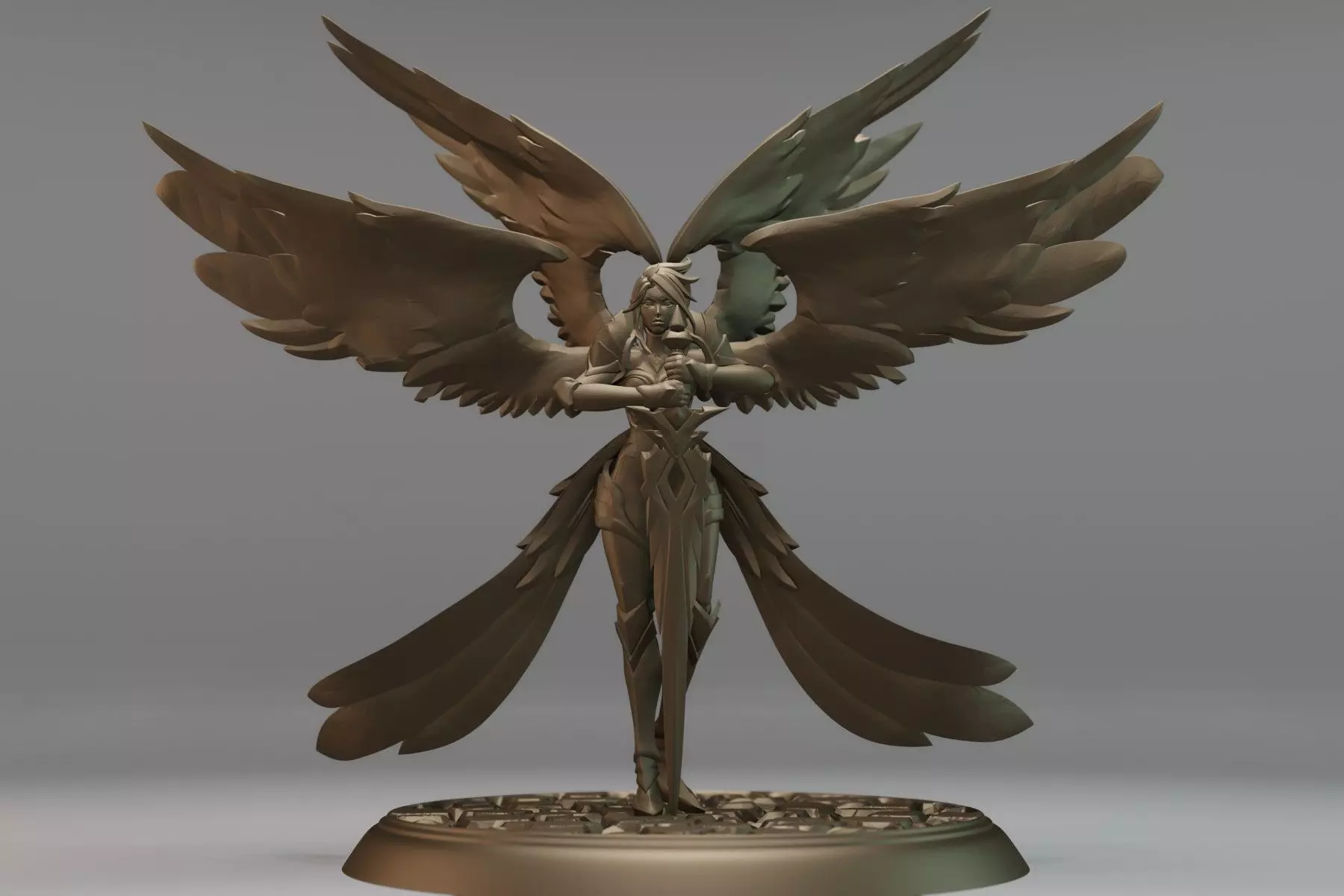 KAYLE - LEAGUE OF LEGENDS 3D print model