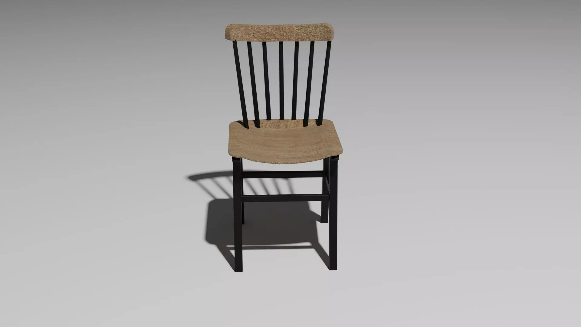 Cafe Chair 3D model_0