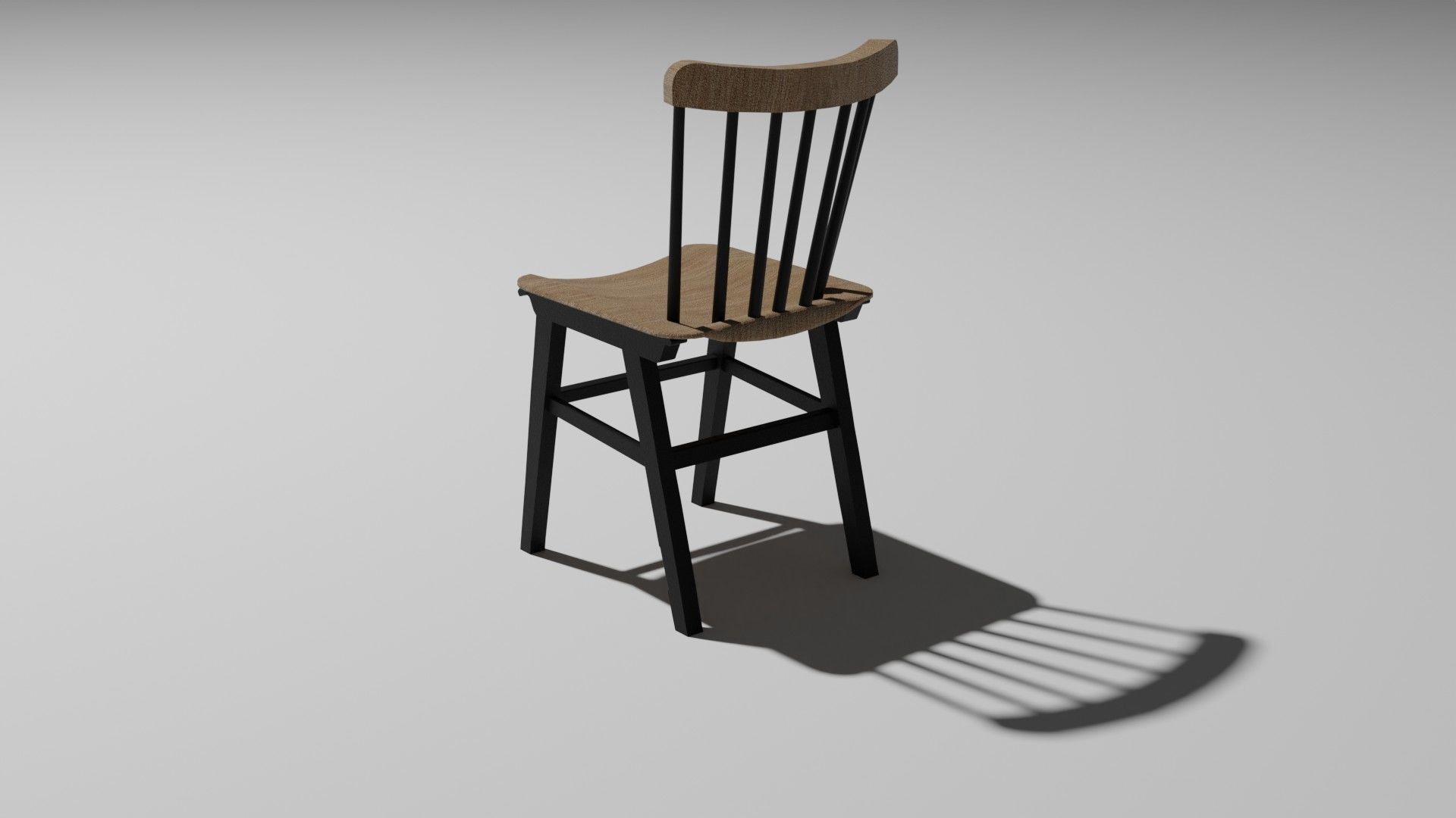 Cafe Chair 3D model_1