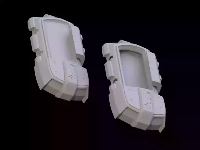 HALO MK V B MC5 Tac Pad arm attachment 3d print file