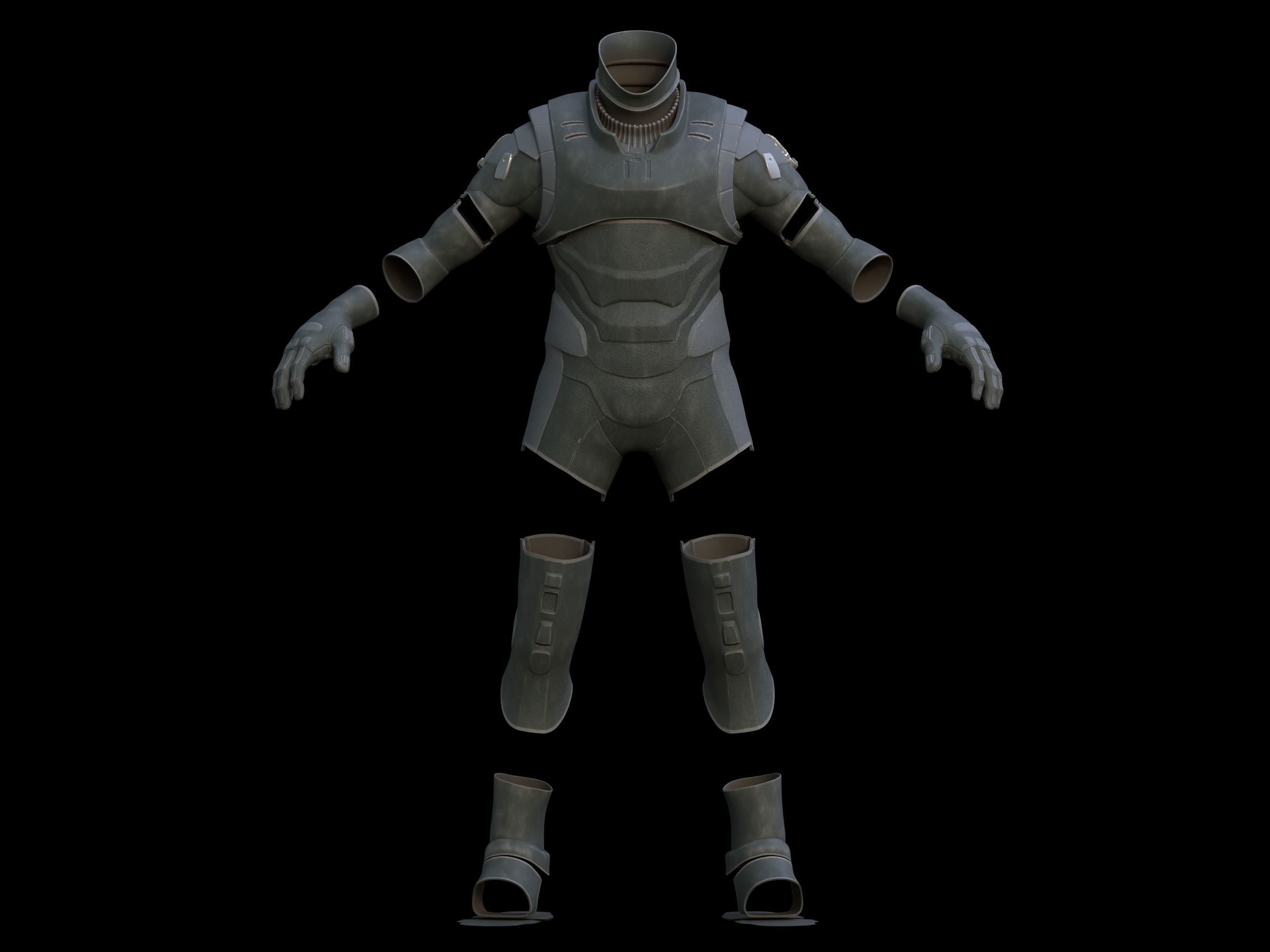 HALO MK V B Undersuit 3d print files 3D print model_1