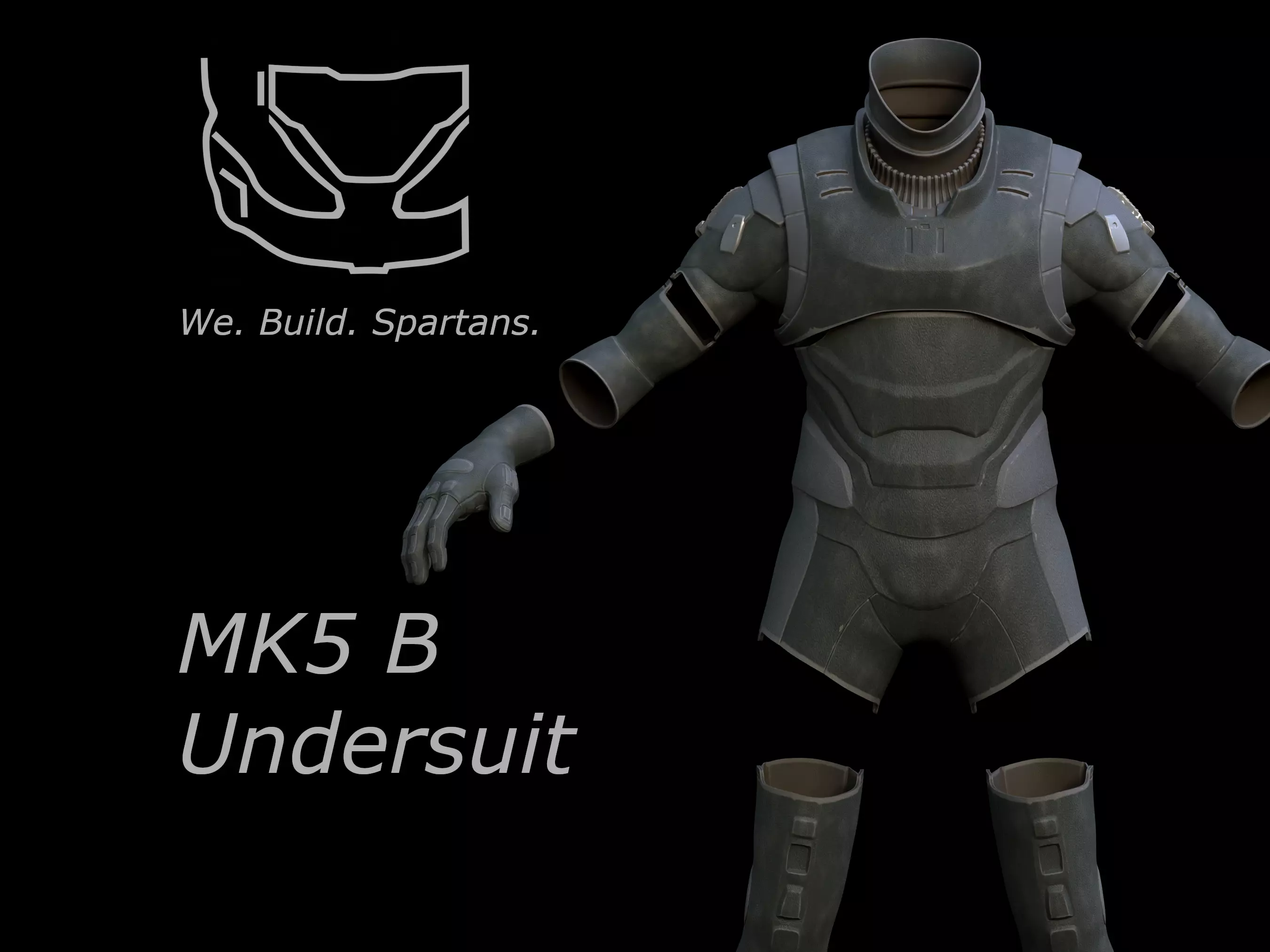 HALO MK V B Undersuit 3d print files 3D print model_0