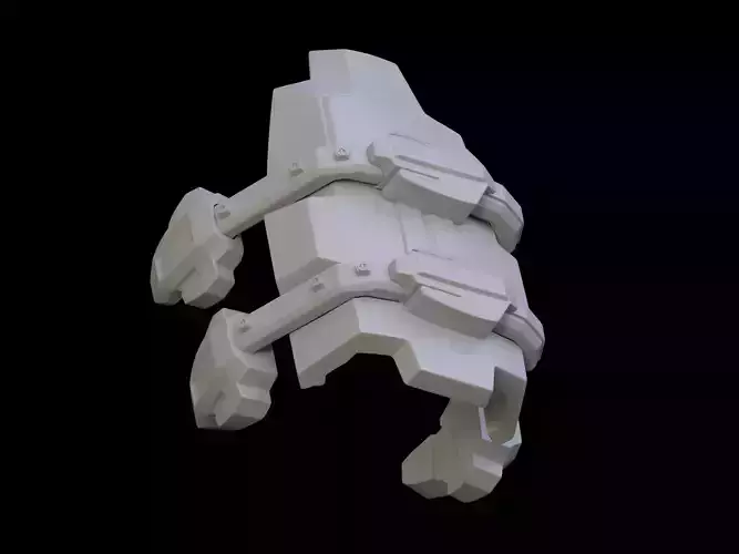 HALO MK V B UA Bracer arm attachment 3d print file