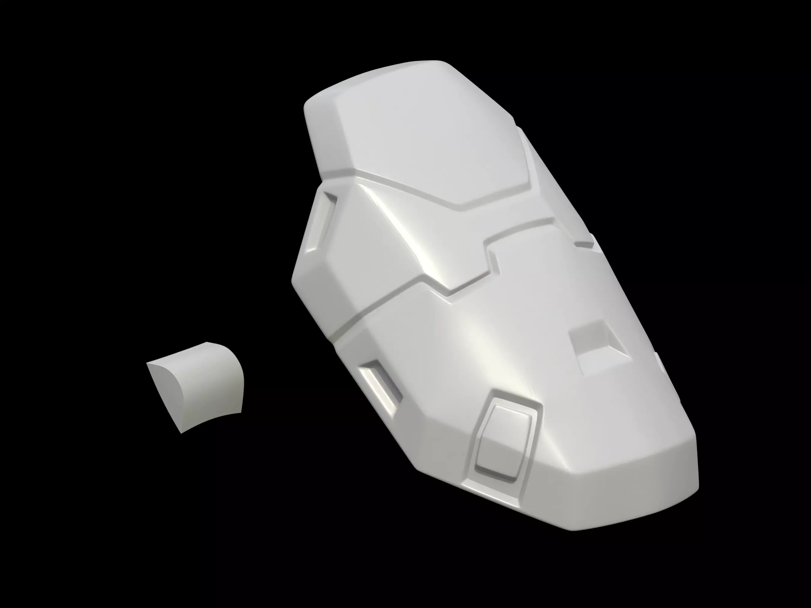 HALO Marine Flair shoulder pad 3d print file 3D print model_0