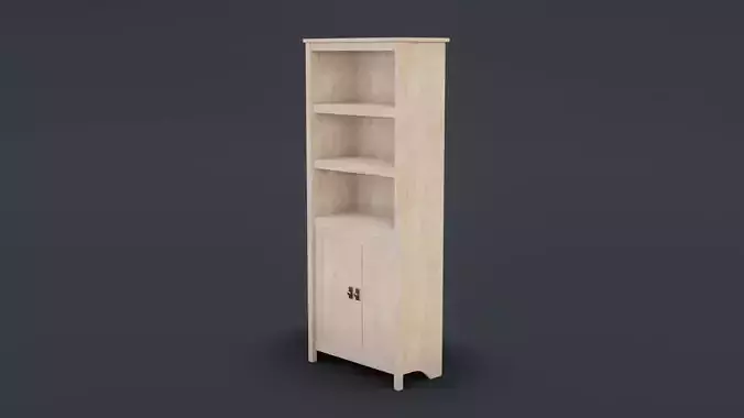 Cottage Style 3 Shelf Bookcase