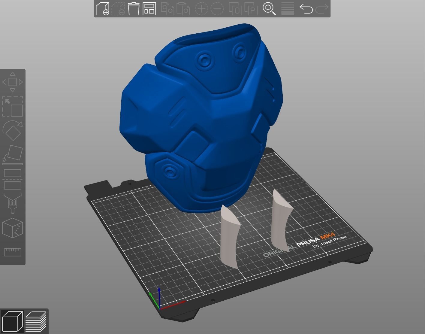 HALO Marine knee pad 3d print file 3D print model_4