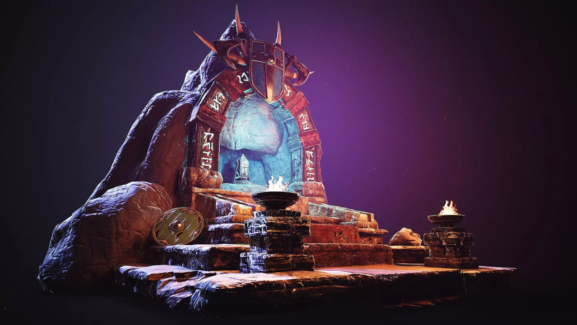 altar realism PBR Low-poly 3D model_0