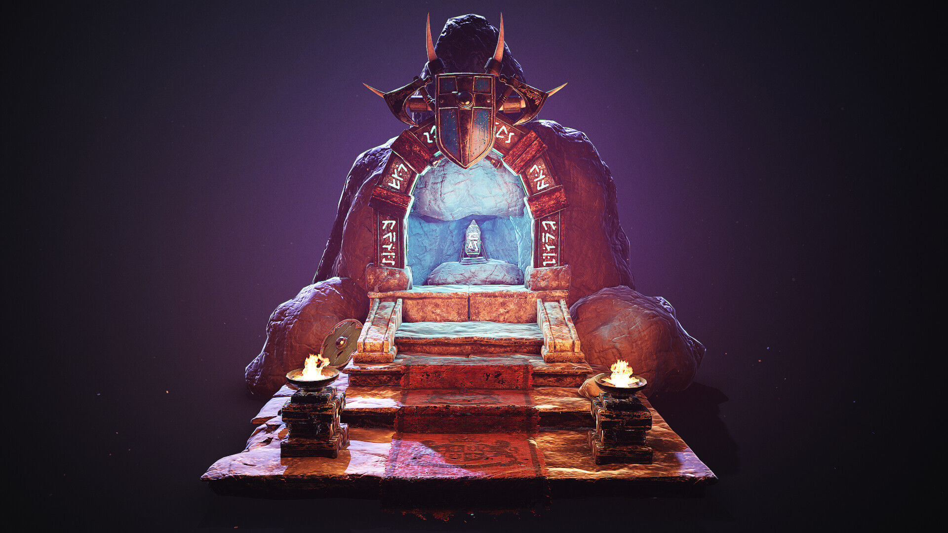 altar realism PBR Low-poly 3D model_4