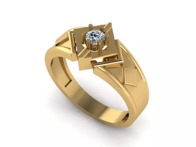 fancy man ring 3D print model