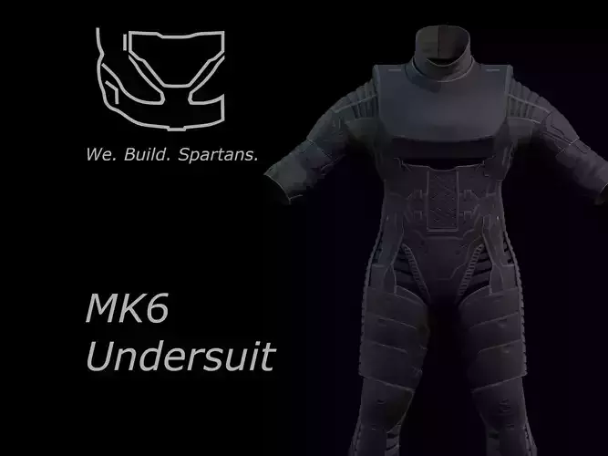 HALO Master Chief MK VI undersuit 3d print files