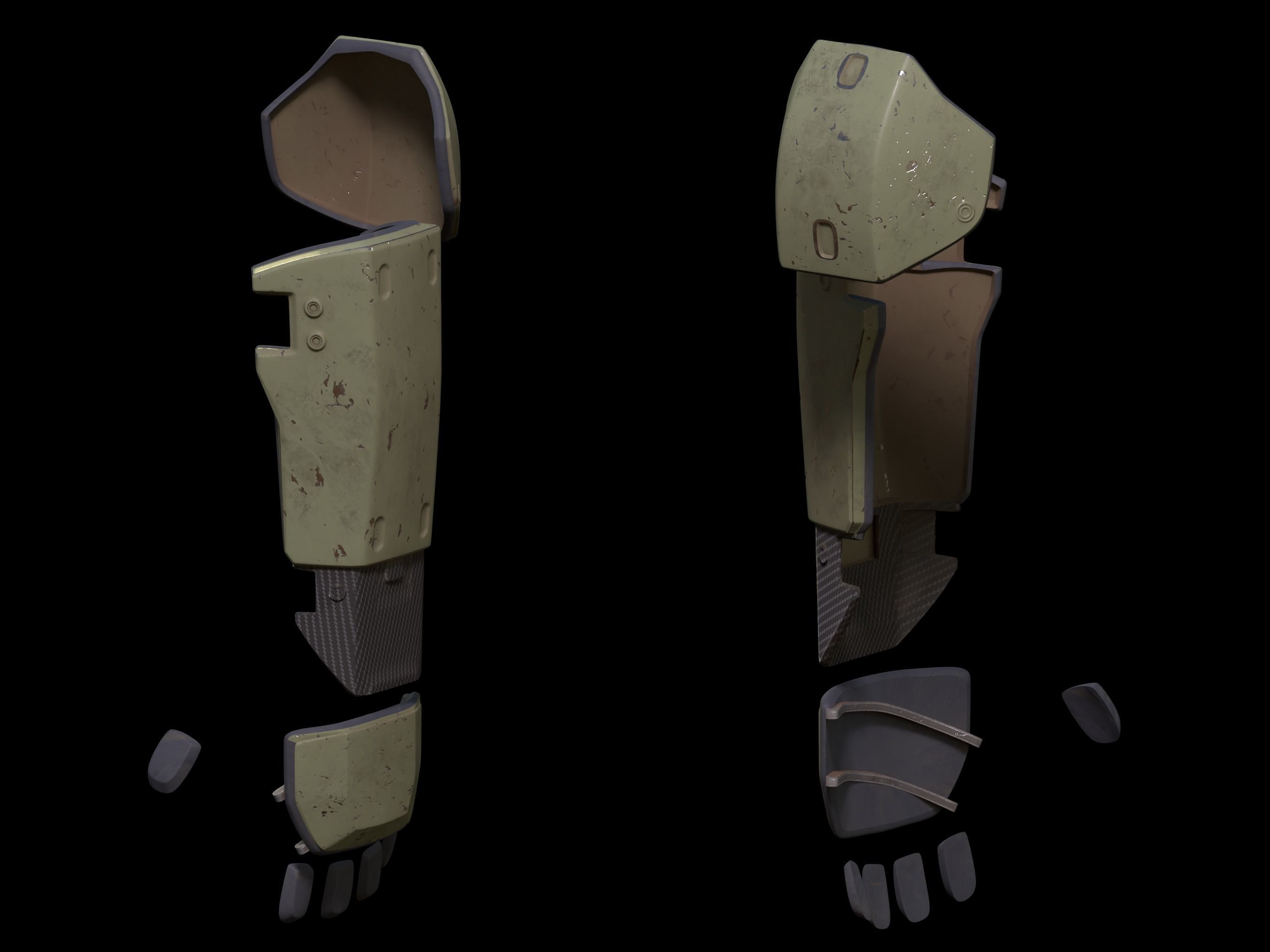 HALO Mirage armor 3d print file 3D print model_6