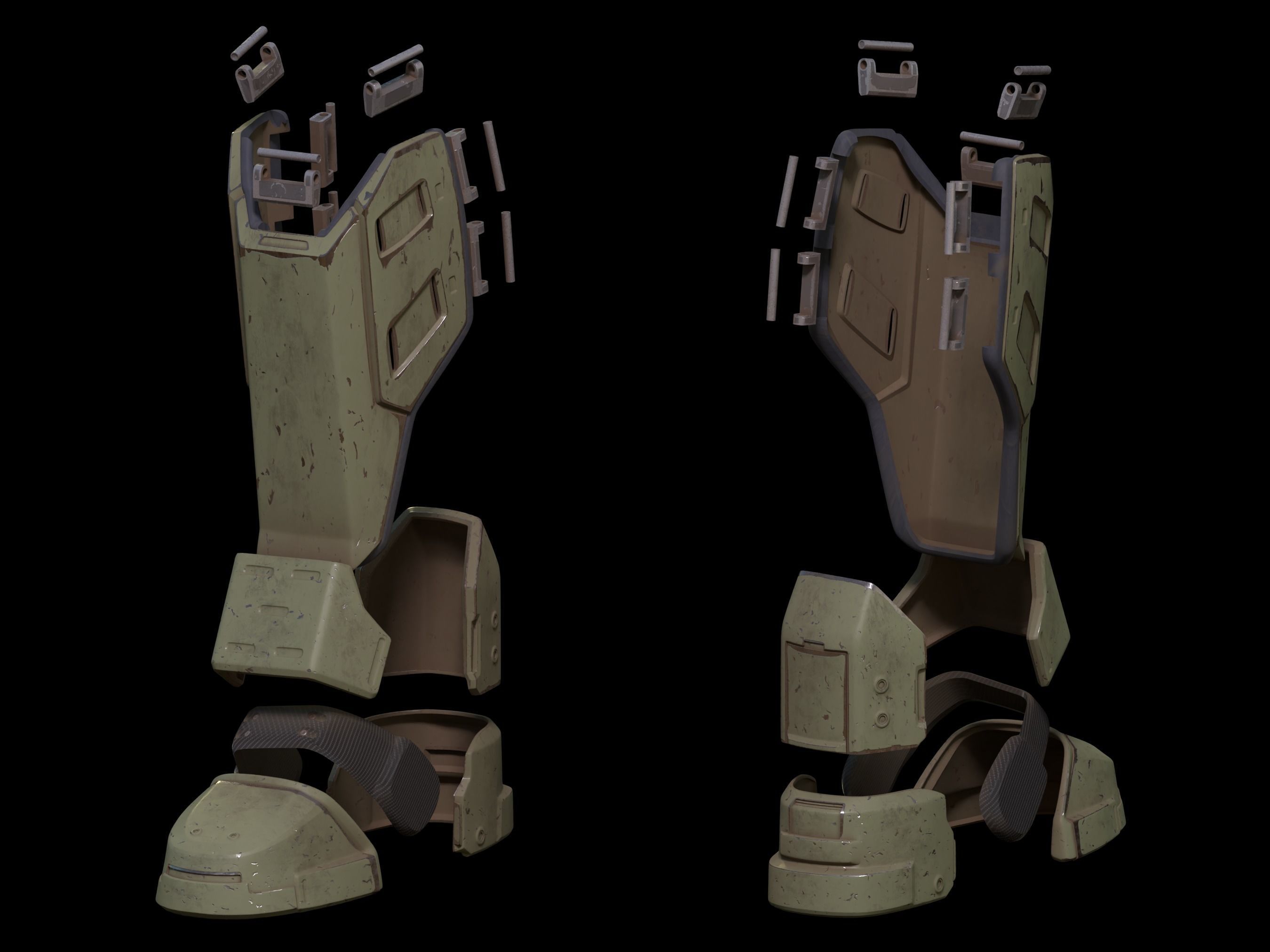 HALO Mirage armor 3d print file 3D print model_9