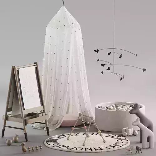 396 Childrens play area 01 toys decor and furniture for kids 01